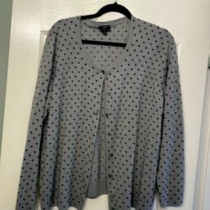 2x poka dot sweater Talbots wool